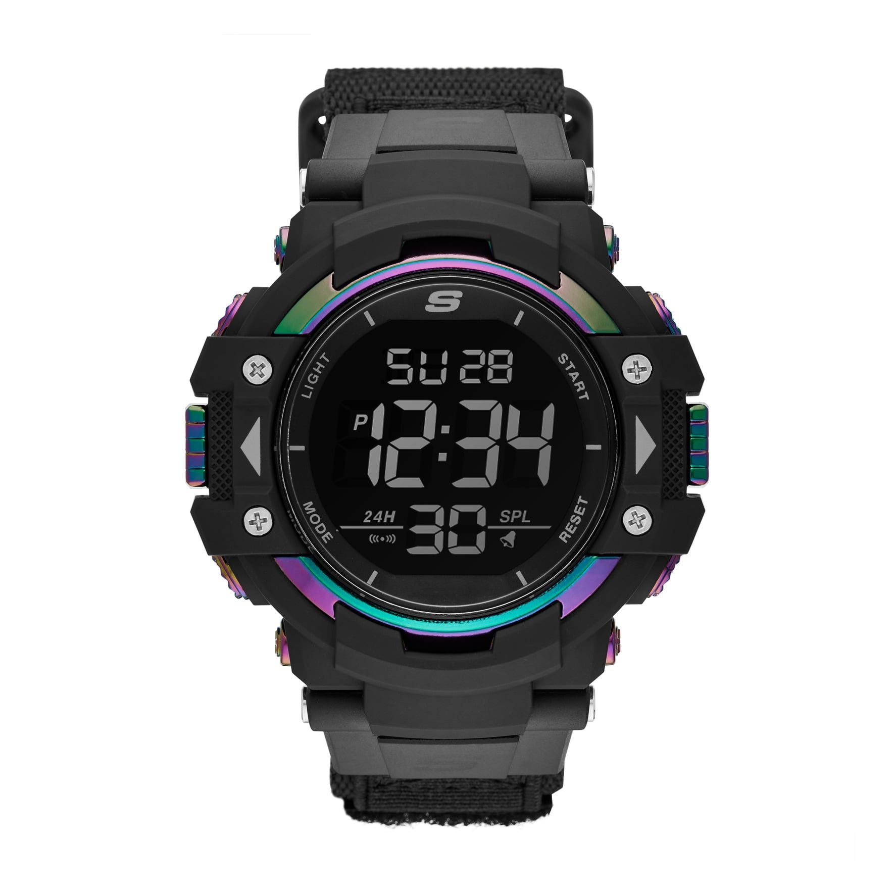 Skechers Mens Digital Chronograph Fastwrap Strap (SR1118W) EasyOptionXY LLC