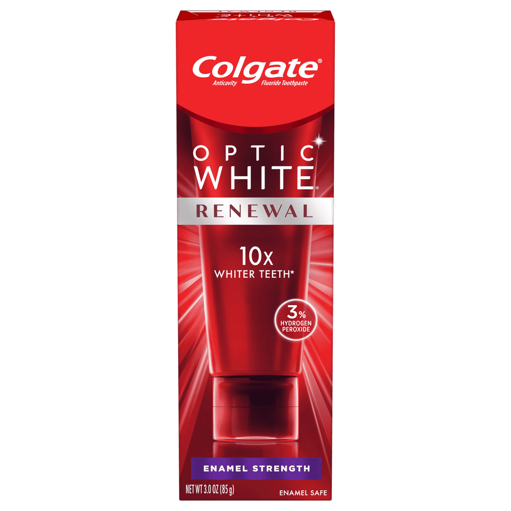Colgate Optic White Renewal Toothpaste Whitening Toothpaste; Enamel Strength; 3 oz Tube
