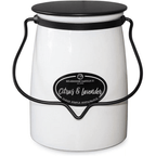 Milkhouse Candle Creamery, Citrus and Lavender, Butter Jar Scented Soy Candle, 22oz EasyOptionXY LLC