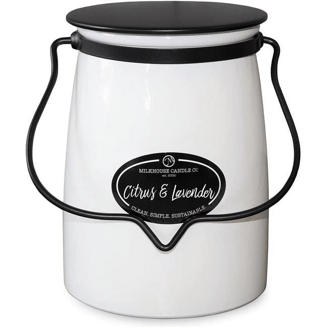 Milkhouse Candle Creamery, Citrus and Lavender, Butter Jar Scented Soy Candle, 22oz EasyOptionXY LLC