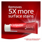 Colgate Optic White Stain Fighter Whitening Toothpaste; 2 Pack; Clean Mint; 6 oz Tubes