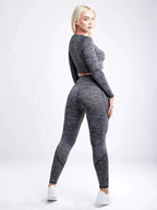 Long-Sleeve Crop Top - SJB-DIAMOND ELITES