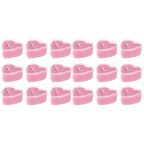 Mini Candle 18Pcs Heart Shaped Candle Mini Romantic Dinner Candlelight Decorations OrnamentsPink EasyOptionXY LLC