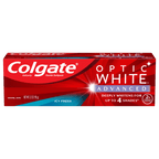 Colgate Optic White Advanced Teeth Whitening Toothpaste; Icy Fresh; 3.2 oz