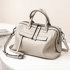 Genuine Leather big tote purse Boston shoulder bag 7533 - SJB-DIAMOND ELITES