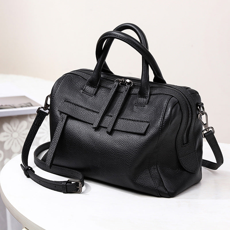 Genuine Leather big tote purse Boston shoulder bag 7533 - SJB-DIAMOND ELITES