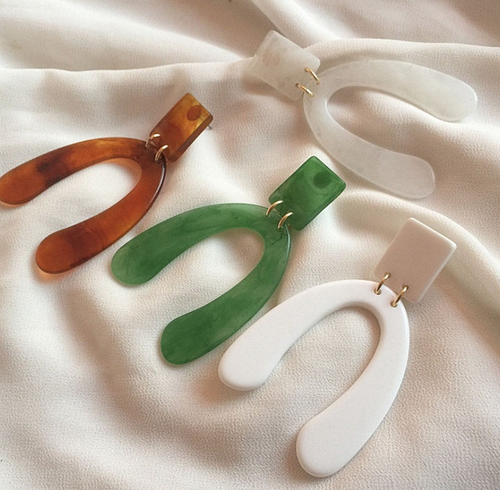 The wish bone earring