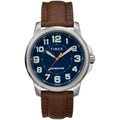 Timex Men's Expedition Field Brown/Blue Watch, Leather Strap EasyOptionXY LLC