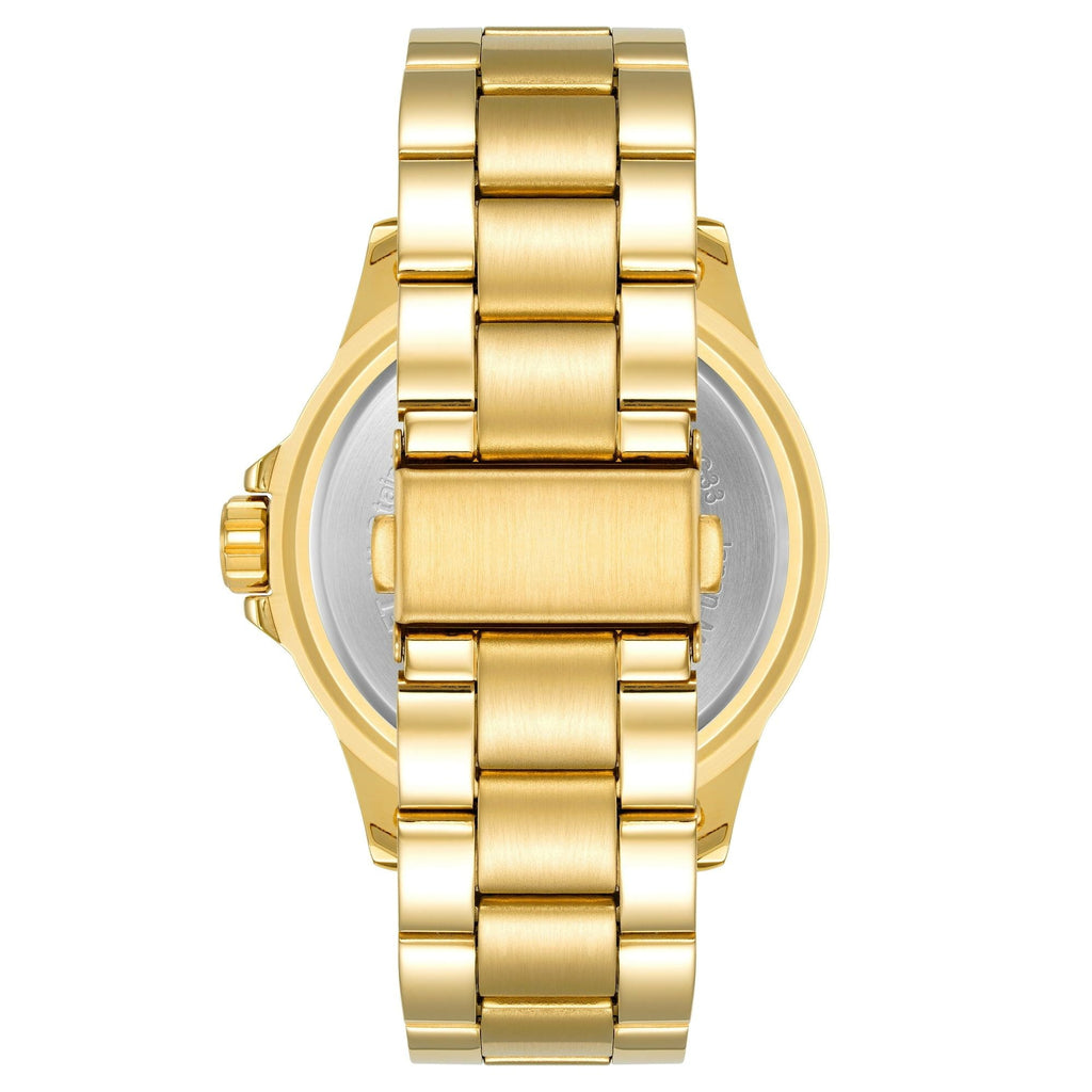 Armitron Men's Dress Watch with Navy Round Dial and Gold Tone Bracelet EasyOptionXY LLC