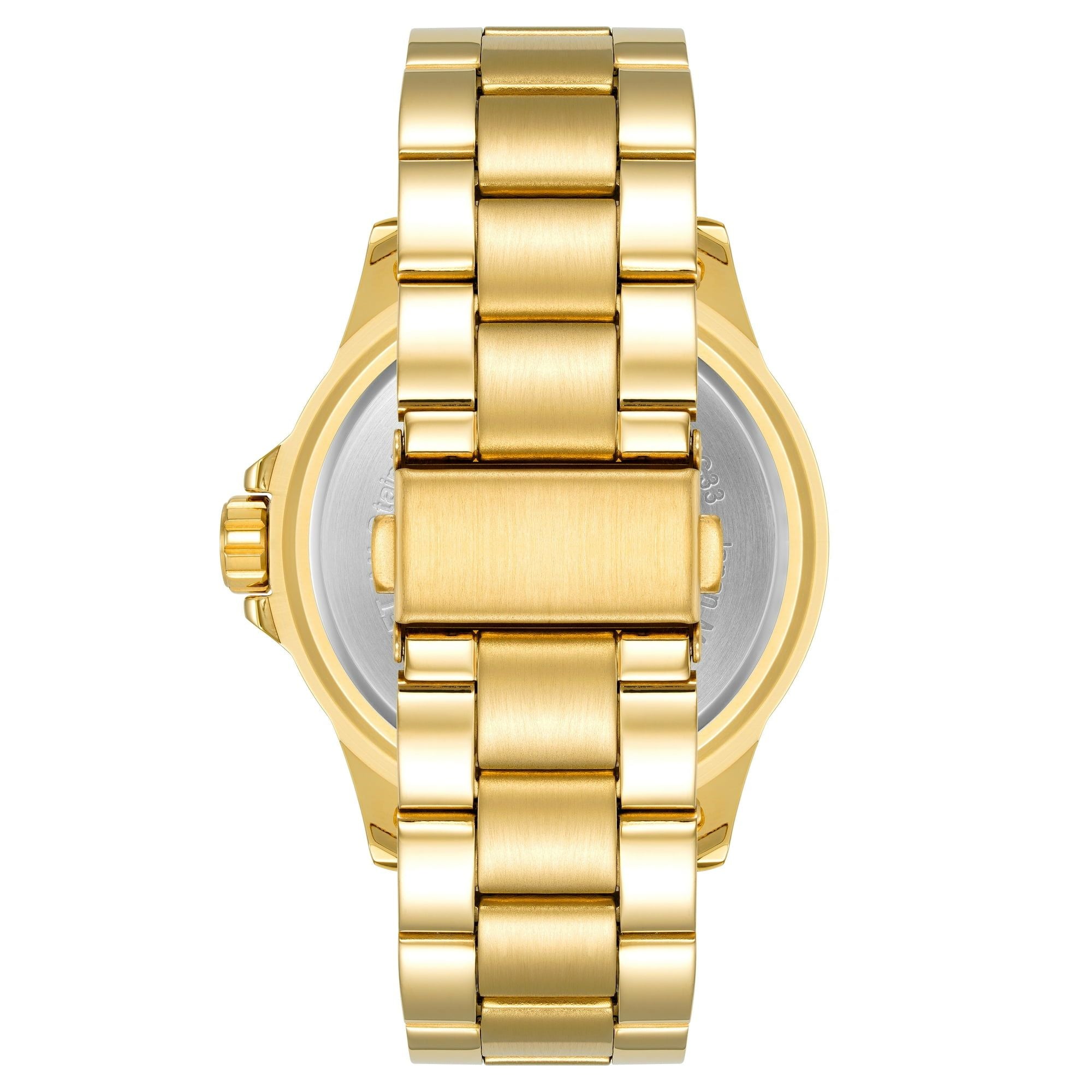 Armitron Men's Dress Watch with Navy Round Dial and Gold Tone Bracelet EasyOptionXY LLC