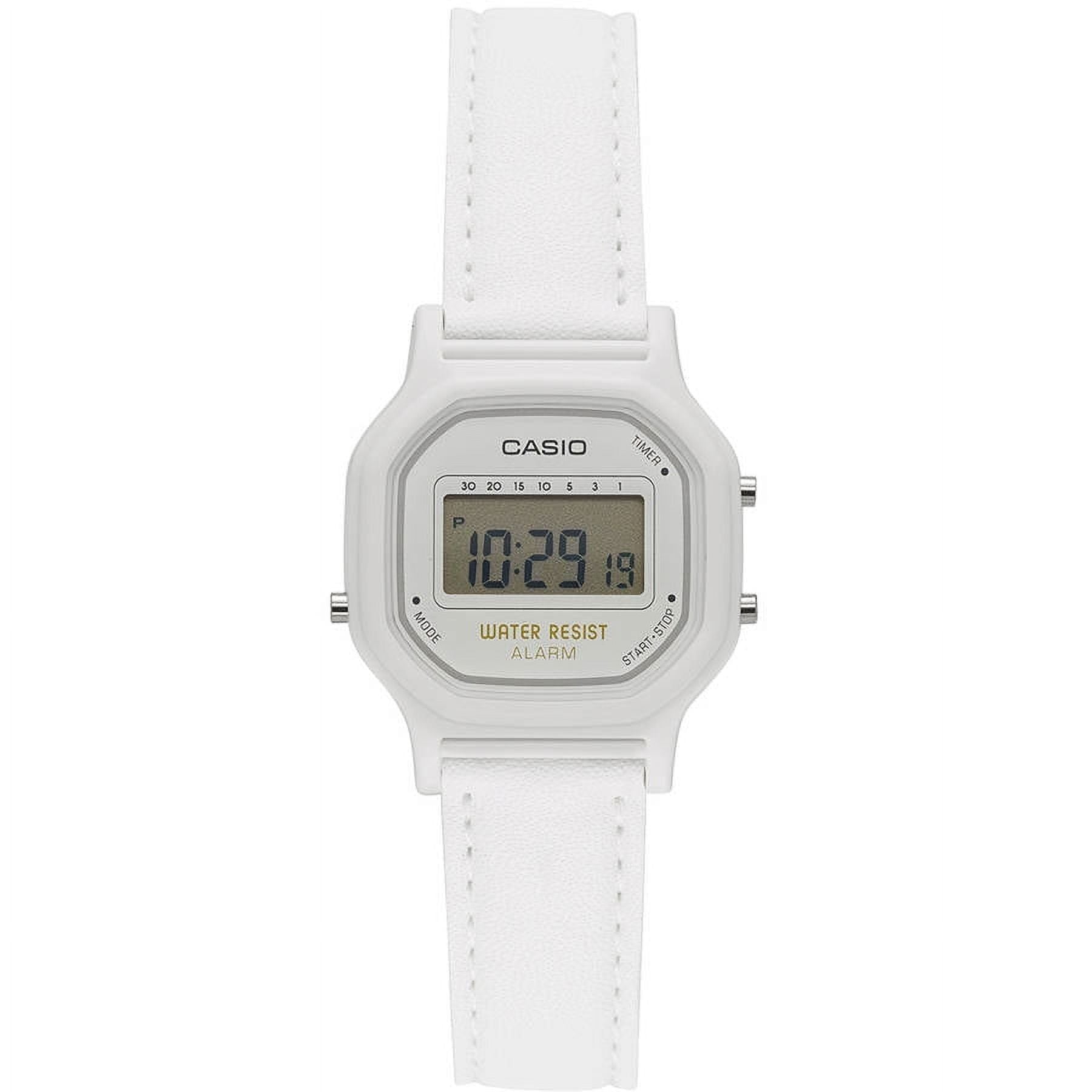 Women's Casual Digital Watch, White LA11WL-7A EasyOptionXY LLC