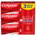 Colgate Optic White Advanced Teeth Whitening Toothpaste; 3.2 oz; 3 Pack