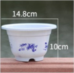 High quality thick plastic round flower pot