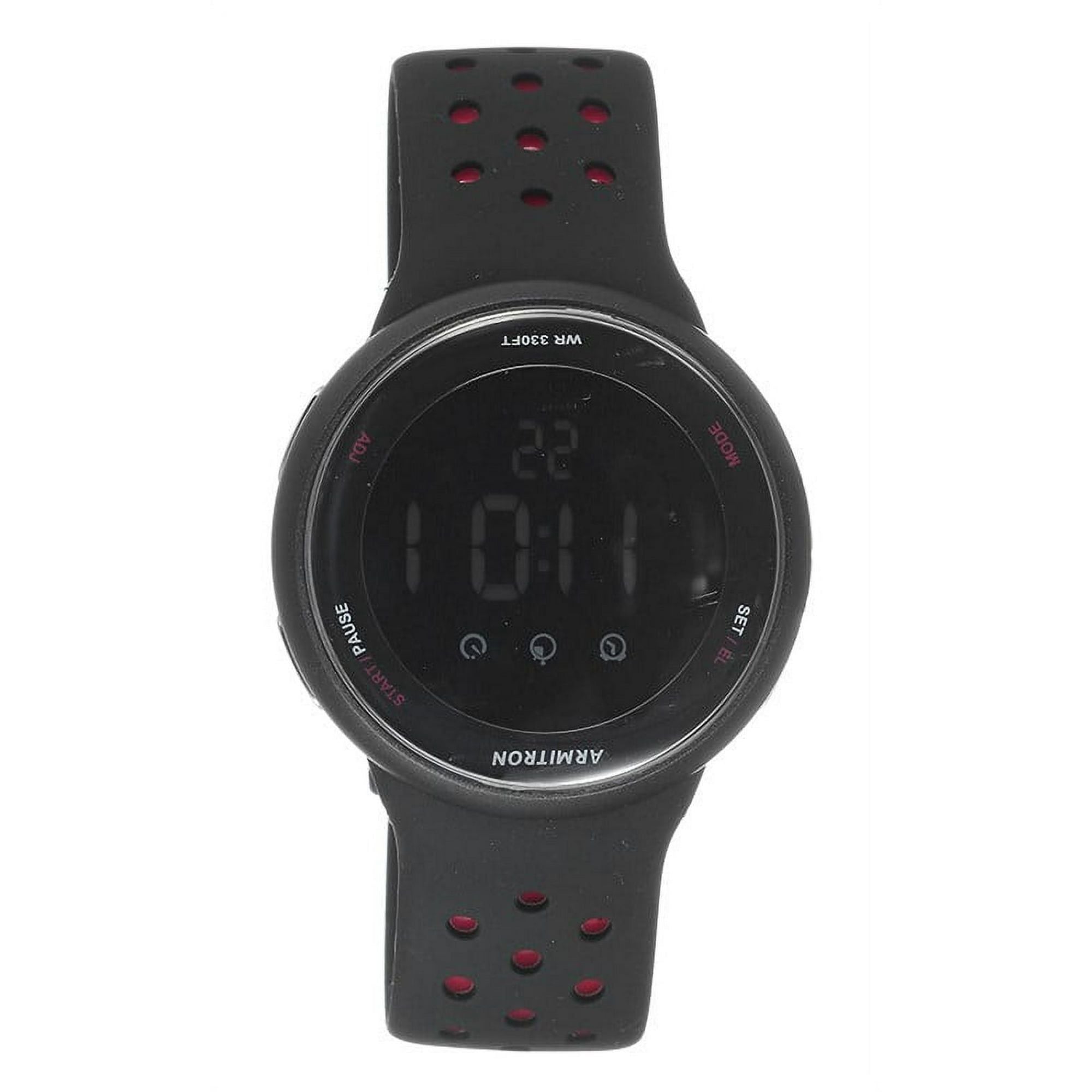 Armitron Sport Unisex Dgital Chronograph Silicone Strap Watch EasyOptionXY LLC