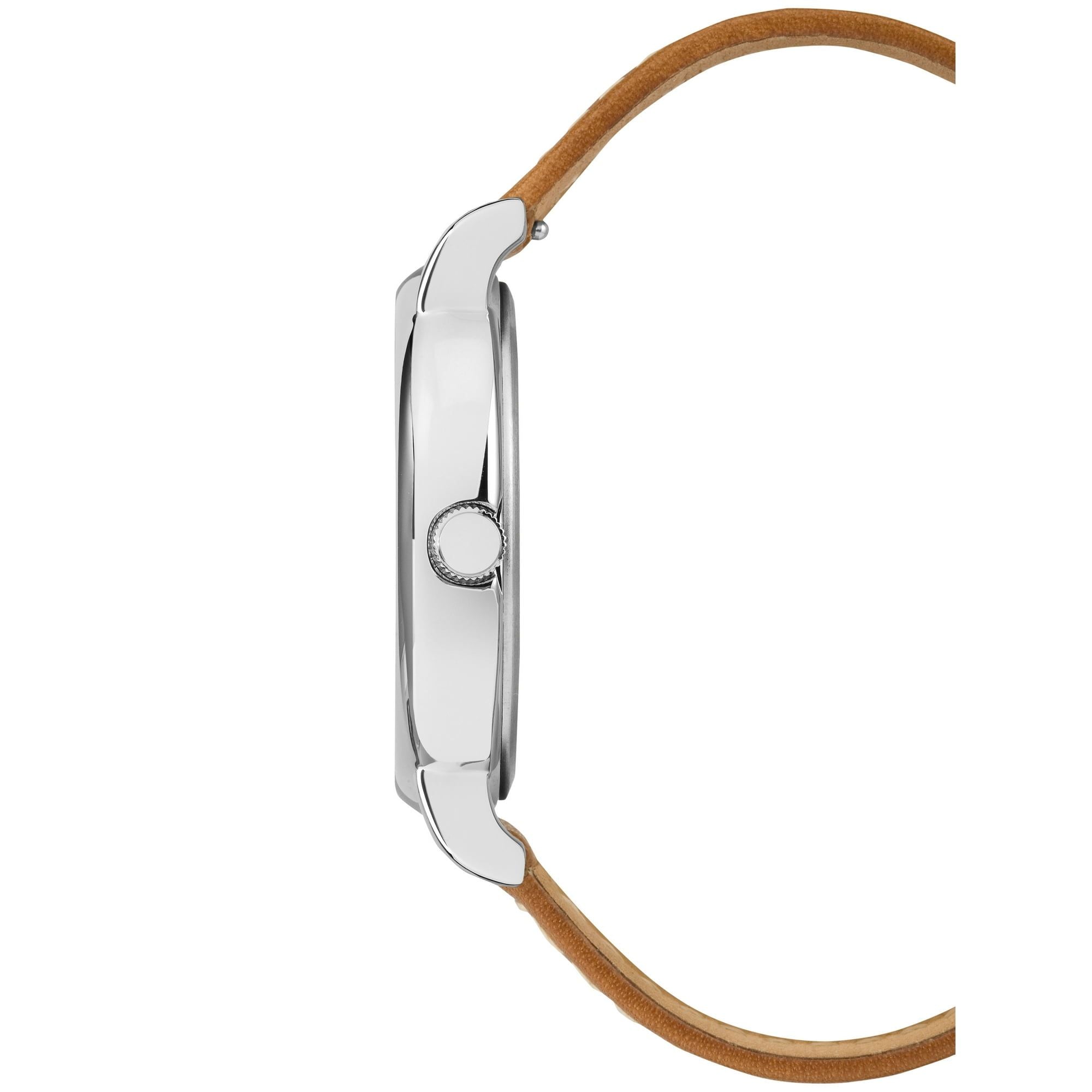 Timex Men's Weekender Tan/Blue 40mm Casual Watch, Leather Quick-Release Strap EasyOptionXY LLC