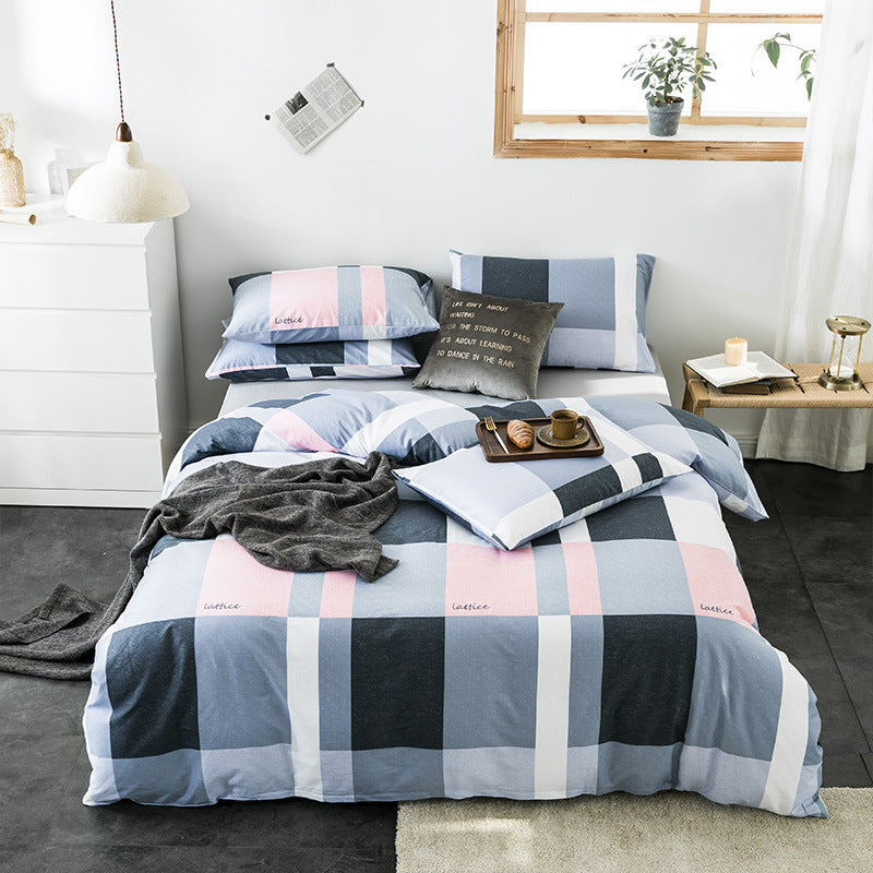 Check cotton bedding Pi-Mart