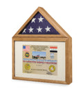 Flag display case - Flag shadow box, flag and medals Case. The Military Gift Store