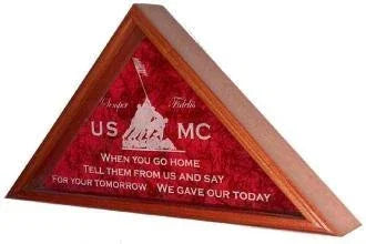 Marine Corps Flag Display Case. The Military Gift Store