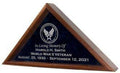 Personalized Flag Display Case, American Flag Frame. The Military Gift Store
