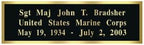 Personalized Name Plate Engraving Plate - Black Plate Golden Engraving Text The Military Gift Store