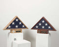 Burial flag Display and pedestal case - flag Pedestal The Military Gift Store