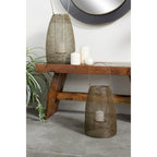 DecMode Gold Metal Decorative Candle Lantern with Handle EasyOptionXY LLC