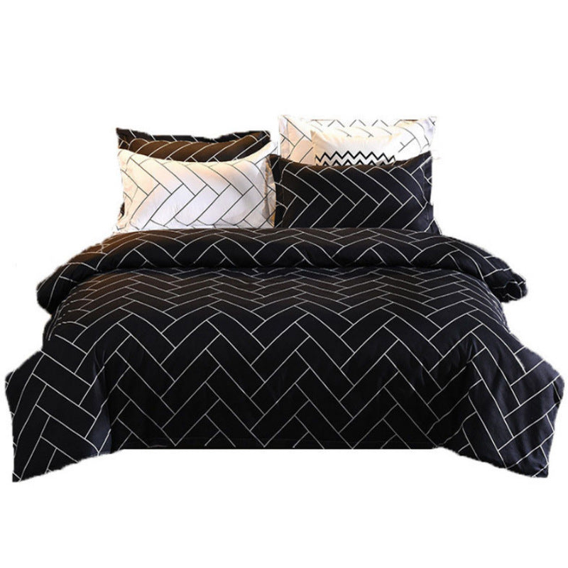 Three Or Four Piece Cotton Duvet Cover Pi-Mart