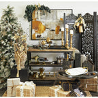 CosmoLiving by Cosmopolitan 4 Holder Gold Metal Candelabra EasyOptionXY LLC