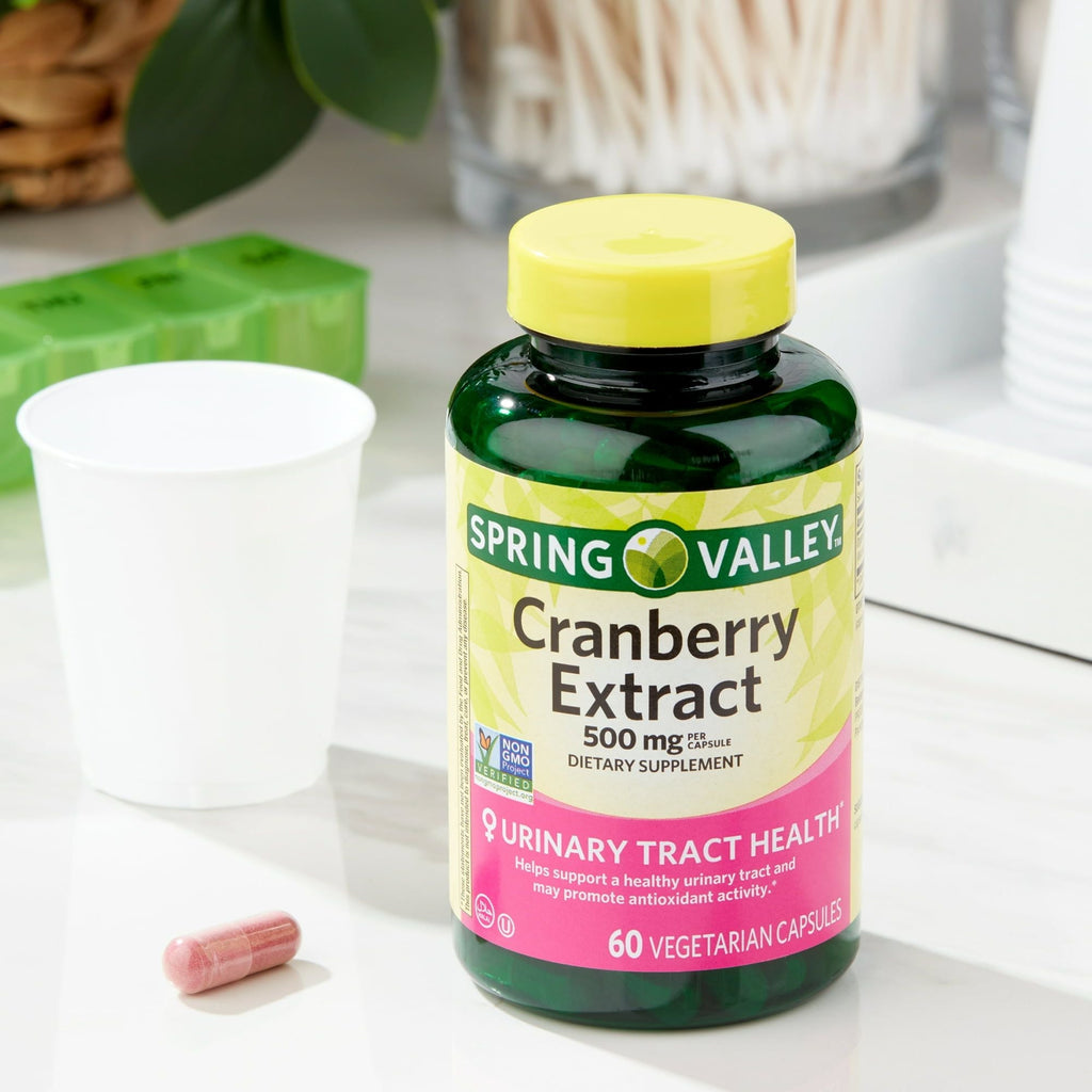 Spring Valley Cranberry Extract Vegetarian Capsules; 500mg; 60 Count EasyOptionXY LLC