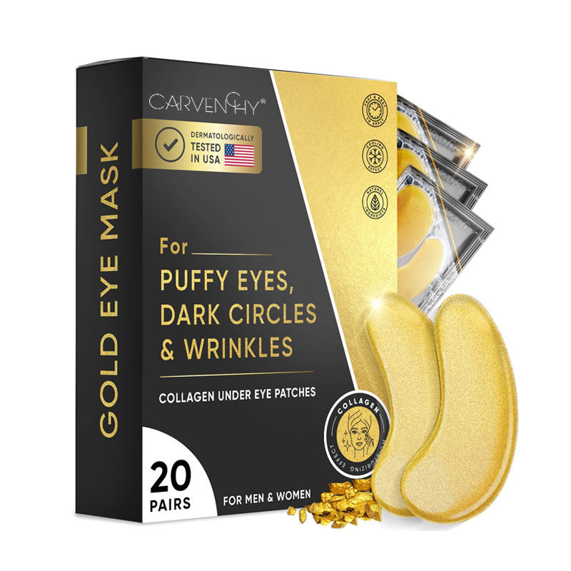 Eye Bag Removal Wrinkle Lifting And Tightening 24K Gold Eye Mask Patch Lootquake LLC