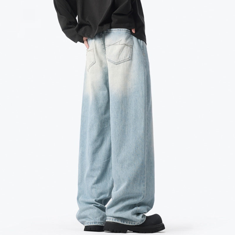 Autumn And Winter American High Street Retro Washed Jeans Lootquake LLC