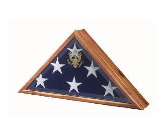 Flag Box, Flag Display Cases With Wood finish The Military Gift Store