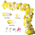 129Pcs Purple And Gold Balloons For Happy Birthday Foil Balloons Banner Circle Dots Garland Birthday Party Decorations Birtdhay Ballons Decoration