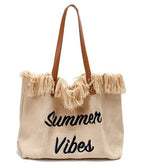 Bohemian canvas woven tote bag simple ethnic purse - SJB-DIAMOND ELITES
