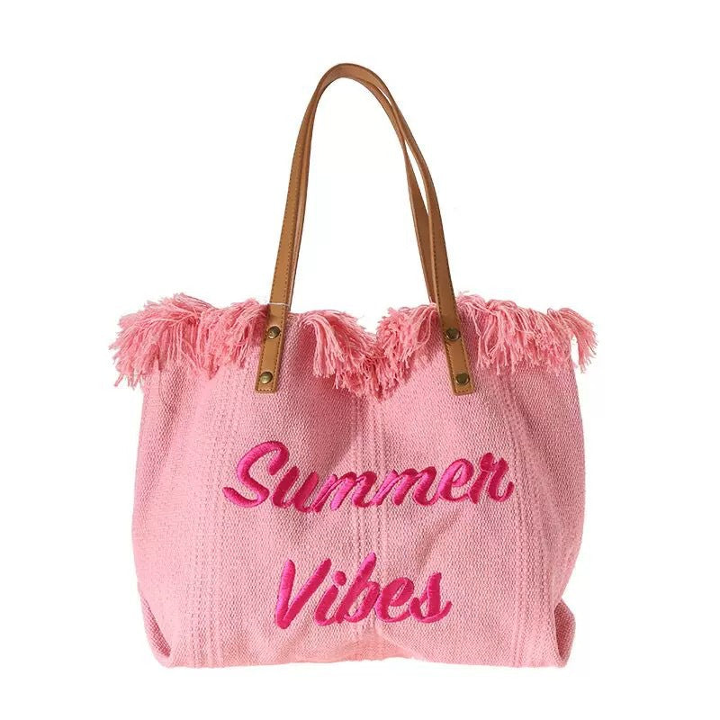 Bohemian canvas woven tote bag simple ethnic purse - SJB-DIAMOND ELITES