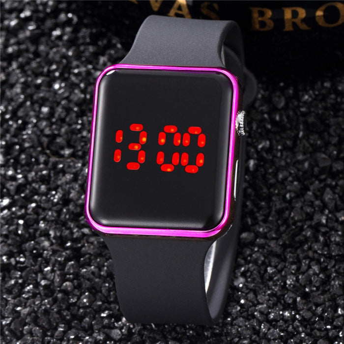 LED Electronic Sport Silicone Kids Watch Fashion Casual Outdoor Digital Display Watches Simple Kids Digital Watch Sport Led Simply Stylish Electronic Digital Wrist Watches For Women Ladies Teens Girls Stevvex