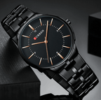Men's  Waterproof Watch With Shining Bracelet In Five Modern Designs Perfect Gift For Your Loved One Stevvex