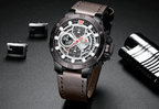 Men's Casual Waterproof Watch With Chronometers And Fluorescent Hands Excellent Design Perfect Gift - SJB-DIAMOND ELITES