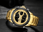 Mens Wrist Watch, Waterproof Analog Digital Watches Multifunction Stainless Steel Business Watches For Man Perfect Gift - SJB-DIAMOND ELITES