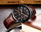 Men's  Waterproof Watch With Chronometers Day View Sport Analog Watches Excellent Look Perfect Gift For Him Stevvex