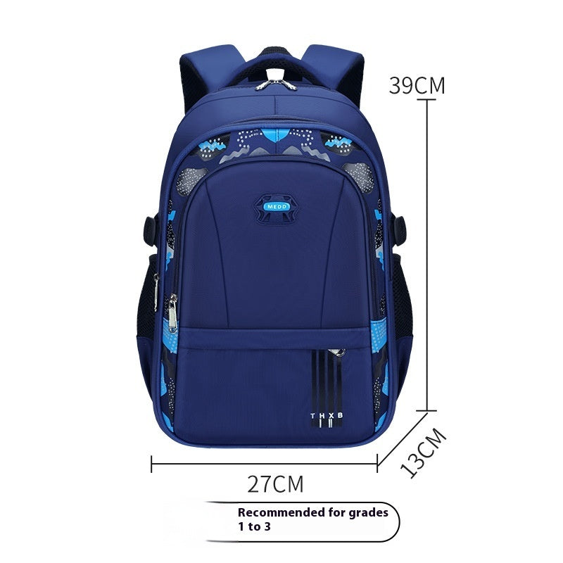 Breathable Light Negative Large Capacity Children's Schoolbag Pi-Mart