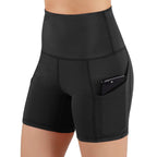 JupiterGear Jolie High-Waisted Athletic Shorts with Hip Pockets - SJB-DIAMOND ELITES