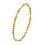 1Pcs Simple And Fashion Gold Bracelet Fried Dough Twists Rope Bracelet For Women