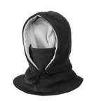 2-in-1 Hat Winter Scarf Windproof And Cold-proof Thickened Warm Cycling Riding Pullover Caps For Women Men Pi-Mart