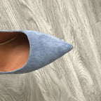 High Heel 12cm Blue Black Suede Women Pumps Super High Heels Sexy Pointed Toe Yellow Pink Satin Heels Womans Shoes 2025 - SJB-DIAMOND ELITES