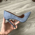 High Heel 12cm Blue Black Suede Women Pumps Super High Heels Sexy Pointed Toe Yellow Pink Satin Heels Womans Shoes 2025 - SJB-DIAMOND ELITES