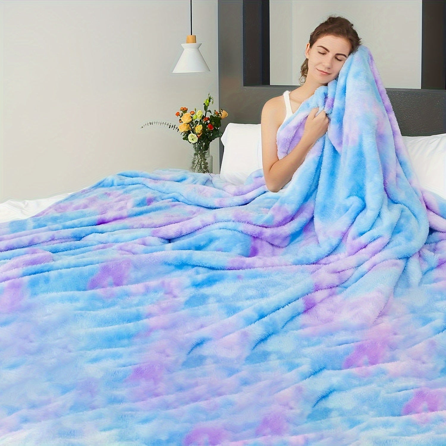 1pc Warm and Cozy Throw Blanket for Mom from Daughter - Perfect for Couch, Bed, Sofa, Office, and Camping