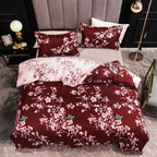 Three-piece Bedding Set, Plain Quilt Cover, Pillowcase, Four-piece Set Without Bed Linen Pi-Mart