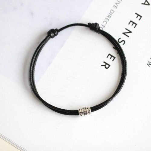 1/2pcs Adjustable Black Red Leather Rope Bracelet Couple Jewelry Handmade Braided Charm Bracelet Adjustable Rope Bracelets Jewelry Gift Bracelets For Men Women Mutual Attraction Handmade Rope For Women Men Stevvex