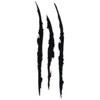 1/2PCS Auto Car Stickers Reflective Monster Claw Marks Scratch Stripe Marks Auto Headlight Decal Dinosaur Raptor Scratches Decor Claw Marks Decal Reflective Sticker Monster Claw Marks Headlight Car Sticker Stripes Scratch Decal Vinyl Sticker